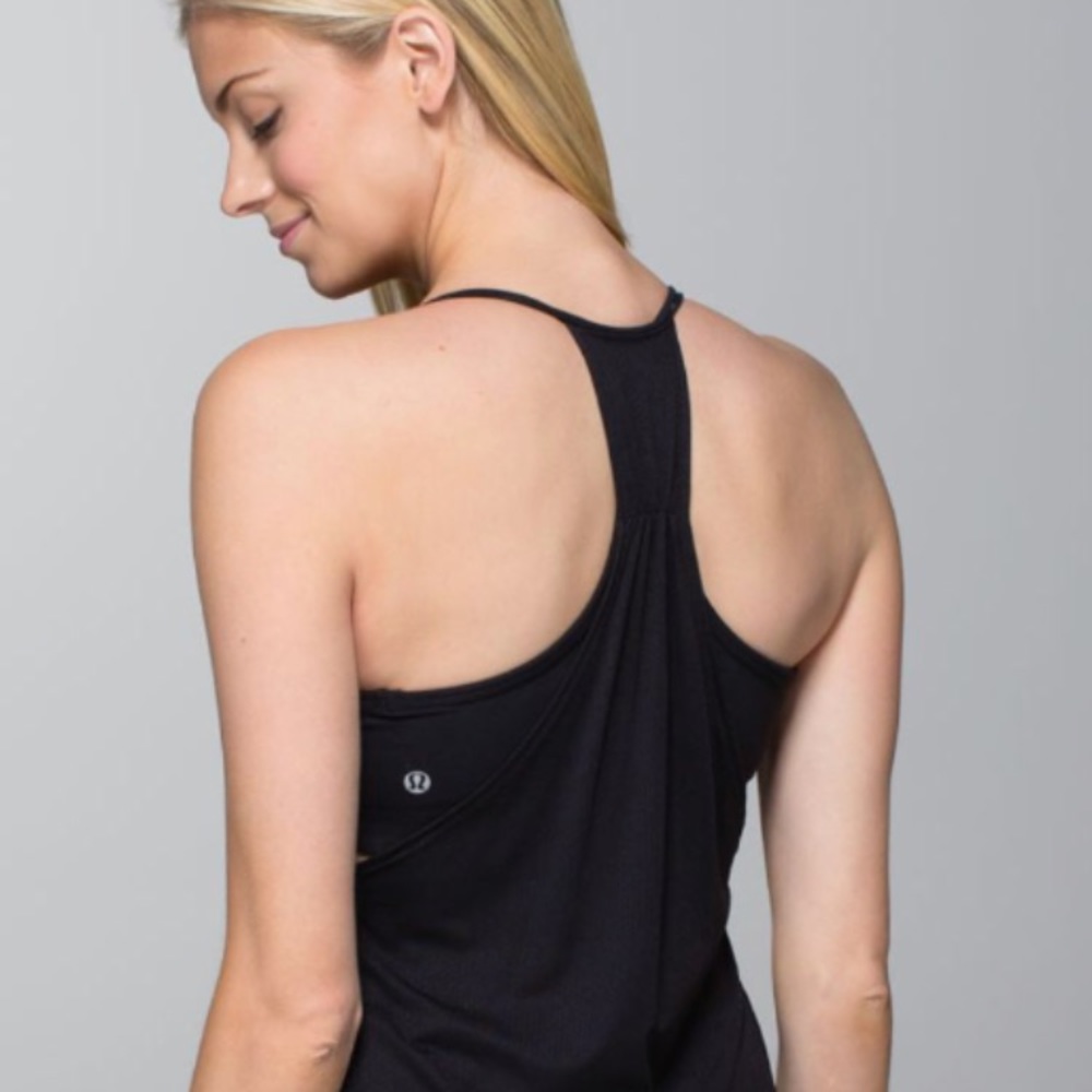 Lululemon Black No Limits Tank size 10